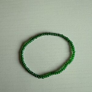 Green Beaded Bracelet